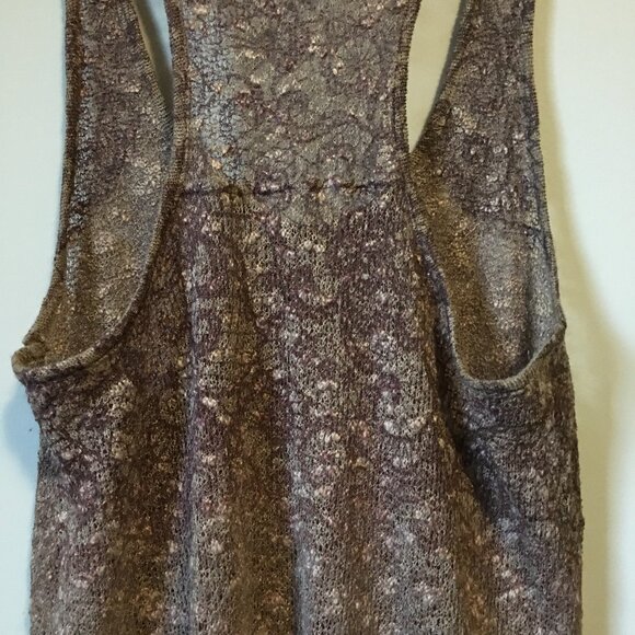 Phanuel High Low Gradation Lace Knit Tank Top - Picture 7 of 16